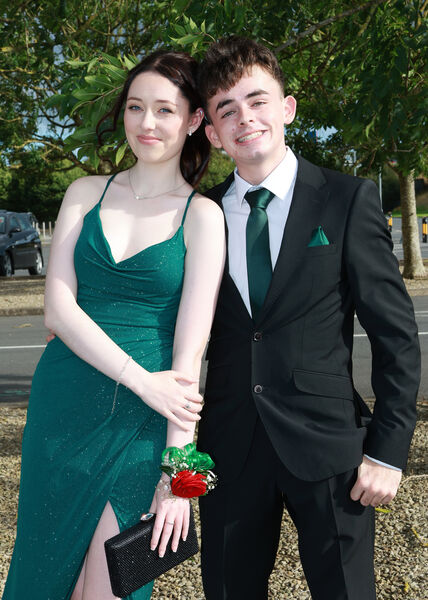  Mya and Oisin, who attended the St Angela's Debs Ball.