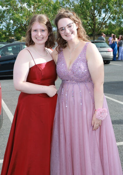  Ava and Aimie, who attended the St Angela's Debs Ball. 