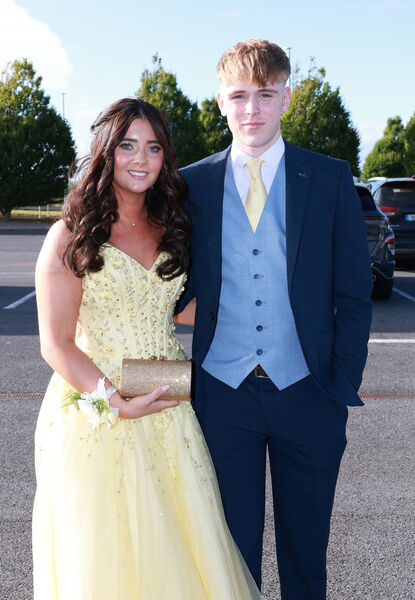  Rebecca Walsh and Jack Cullinane, who attended the St Angela's Debs Ball.