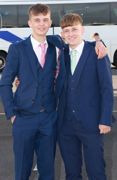  Daniel and Niall, who attended the St Angela's Debs Ball.