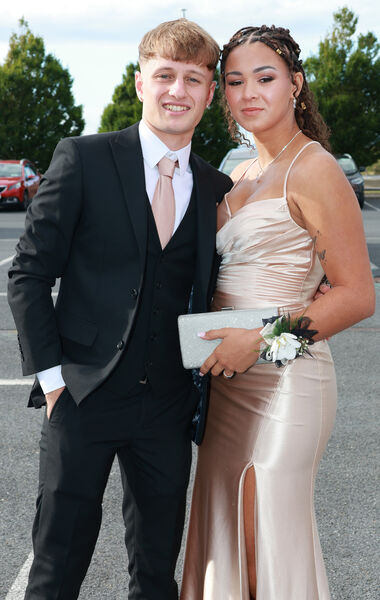  Kurtis Calvin and Kelsie Obanya, who attended the St Angela's Debs Ball.