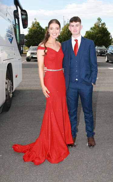  Ava Burke and Jack Kavanagh, who attended the St Angela's Debs Ball.