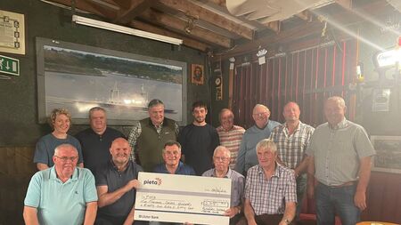 Waterford vintage run money presented to well-known charity