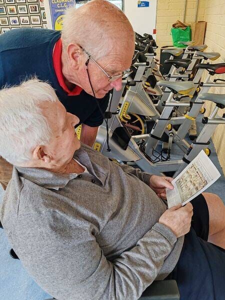 Dave Long and Frankie Whelan view a press cutting from their time as stalwarts of Portlaw and Waterford hurling Dave Long and Frankie Whelan view a press cutting from their time as stalwarts of Portlaw and Waterford hurling