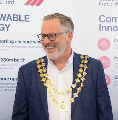Niall Harrington President of Waterford Chamber - Photo Patrick Browne.