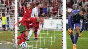 Cristiano Ronaldo’s late winner breaks Scotland resistance in Lisbon