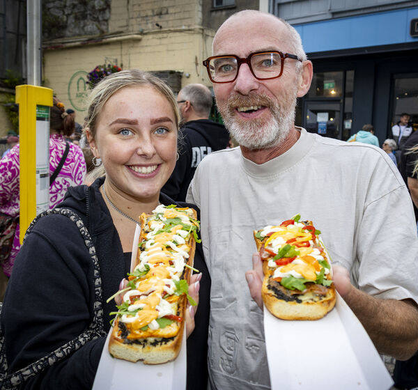 Poppy and John Sheehan, at the Waterford Harvest Festival. Photo: Joe Evans Poppy and John Sheehan, at the Waterford Harvest Festival. Photo: Joe Evans