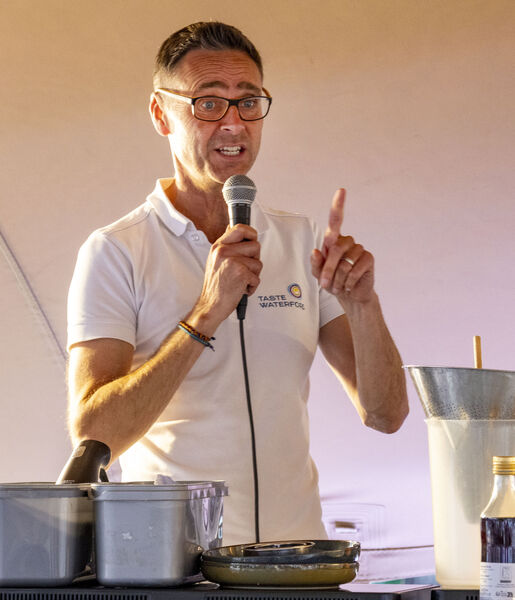Richard Povey, A Taste of Waterford, at the Waterford Harvest Festival. Photo: Joe Evans Richard Povey, A Taste of Waterford, at the Waterford Harvest Festival. Photo: Joe Evans