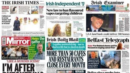 What the papers say: Tuesday's front pages What the papers say: Tuesday's front pages