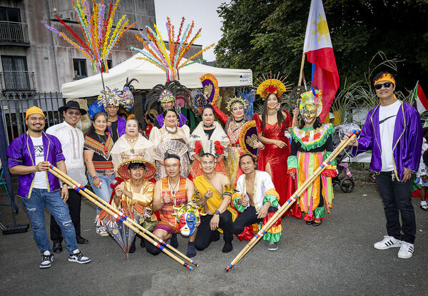  Members of the Filipino Community at a Taste of Culture at Wyse Park as part of the Waterford Harvest Festival. Photo: Joe Evans