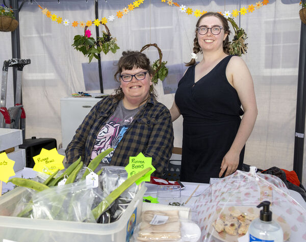 Lisa Whelan and Niamh Kelly, Ballybeg Greens, at the Waterford Harvest Festival. Photo: Joe Evans Lisa Whelan and Niamh Kelly, Ballybeg Greens, at the Waterford Harvest Festival. Photo: Joe Evans