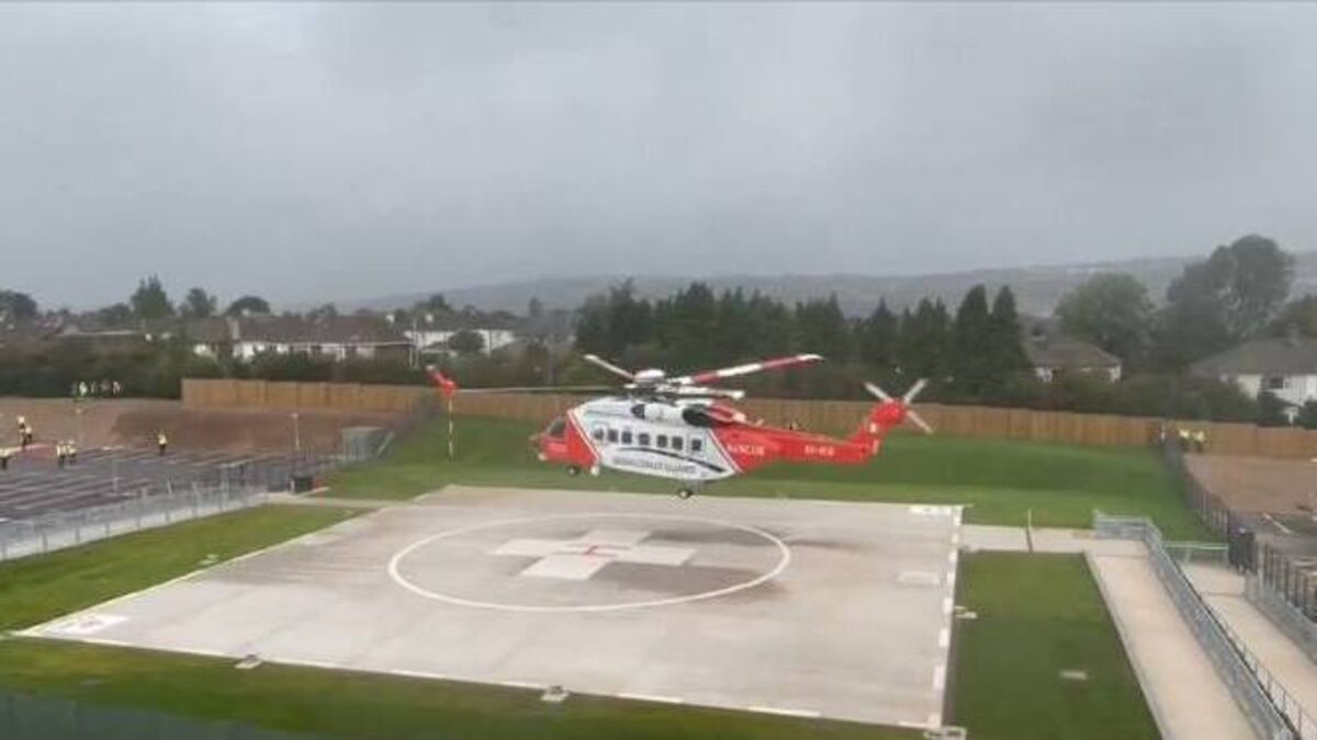 Waterford based Rescue 117 helicopter creates history with Cork landing