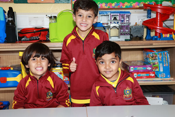  Pedro, Vicente and Zaya, who started school at St. Declans. Photo: Joe Evans