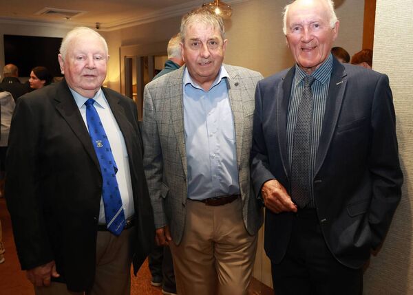 Pictured at the launch of '59 are Phil Fanning, Kieran O'Connor and Eddie Kehir. 