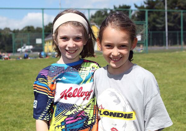 Fodhla Browne and Eve Kavanagh at the Gaultier GAA Cúl camp.