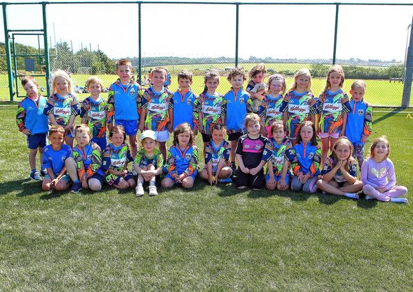 The U6's at the Gaultier GAA Club Kellogg's Cúl Camp
