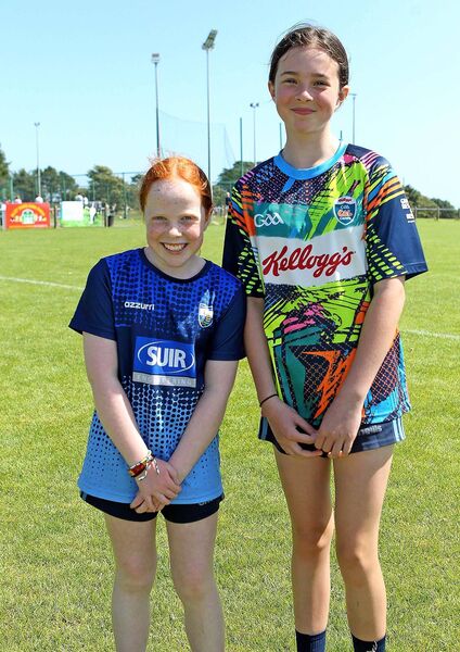 Amy Jordan and Ella Bonsel pictured at the Gaultier GAA club Cúl camp. 
