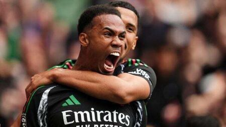 Gabriel header earns depleted Arsenal derby victory at Tottenham