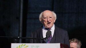 ‘Arms production has defeated diplomacy’ too often, Higgins says