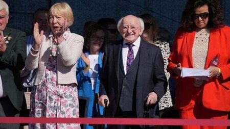 ‘I can’t run quite like I did’: President Higgins gives health update