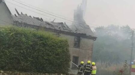 “Left with only the clothes on their back”: Kilmacow couple’s house destroyed in fire