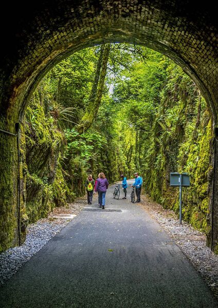 The Ballyvoyle tunnel on the Waterford Greenway