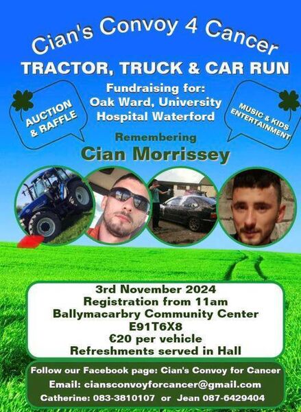 The event will take place on November 3