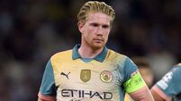 Kevin De Bruyne a doubt to face Arsenal after frustrating night for Man City