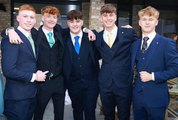 Looking dapper at the Waterpark Graduation Ball.