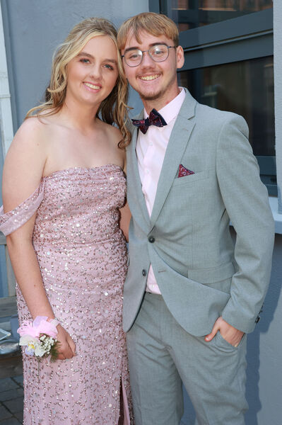  Ava O'Brien and Bobby Flynn, who attended the Waterpark Graduation Ball.