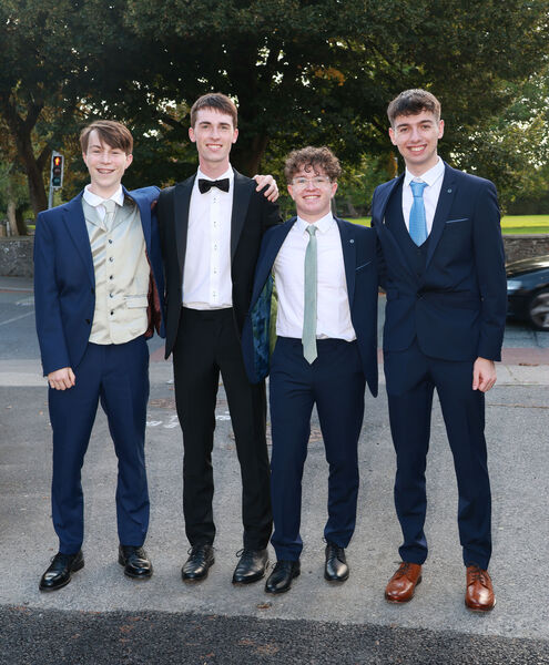  Xander, Kdern, Eoin and Conor, who attended the Waterpark Graduation Ball.