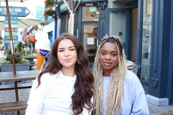 Isabelle Mooney (L) &amp; Mabel Facos (R) are Architecture students in SETU, they welcomed the idea of the new Veterinary programme.