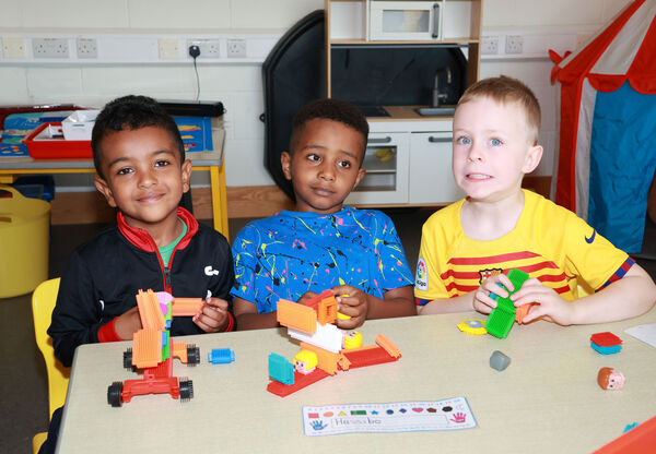  Muhammad, Hassabo and Michael, who started school at Waterford Educate Together.