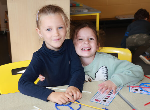  Vira and Cara, who started school at Waterford Educate Together.