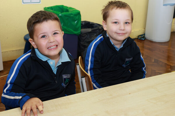  Lucas and Cole who started school at Mount Sion. 