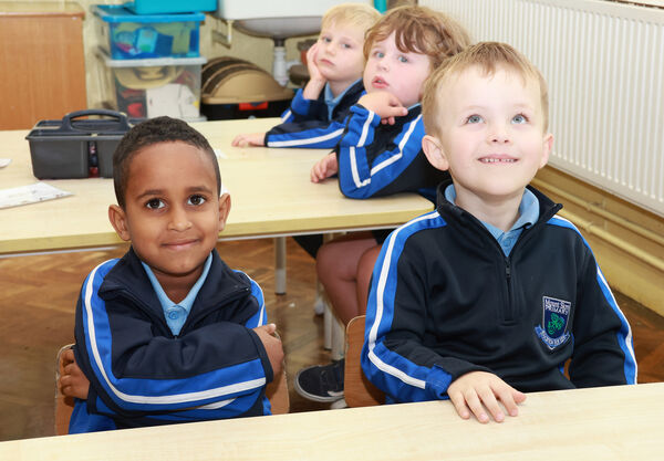  Abdallah and Evan, who started school at Mount Sion. 