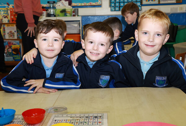  Casey, Charlie and Bill, who started school at Mount Sion.