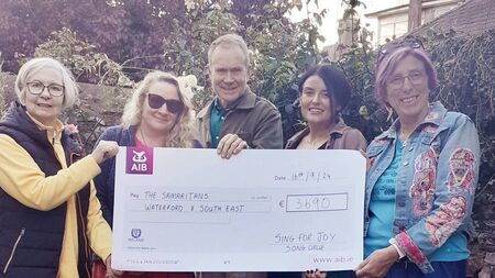 Concert proceeds support Waterford Samaritans 