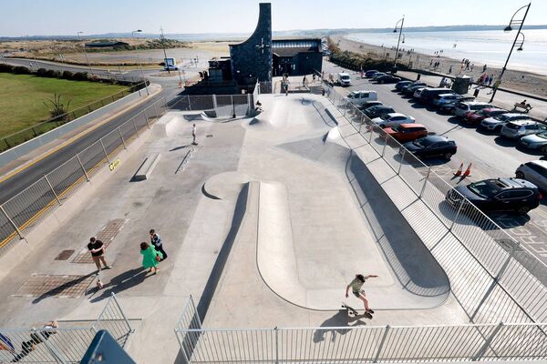 The new skatepark in Tramore.