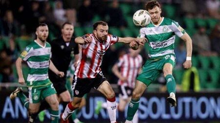 Derry City hold Shamrock Rovers to a draw as Shelbourne lose to Galway
