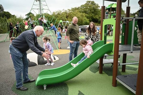 Pictured at the opening of the Panda Playground in Ballymacarbry. Photo: Alexandra Whelan.
