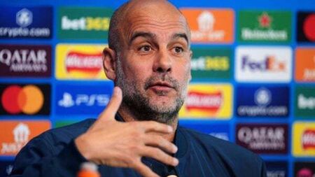 Pep Guardiola insists Man City clash with Arsenal will not decide title race