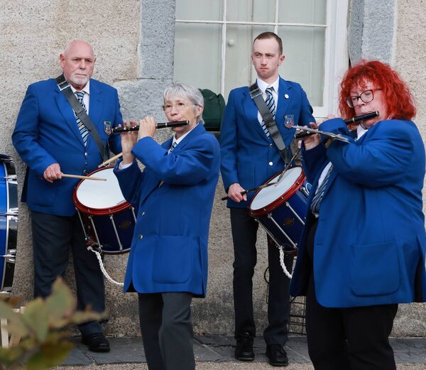 Members of the Thomas Francis Meagher band who performed at Culture Night. Photo: Joe Evans