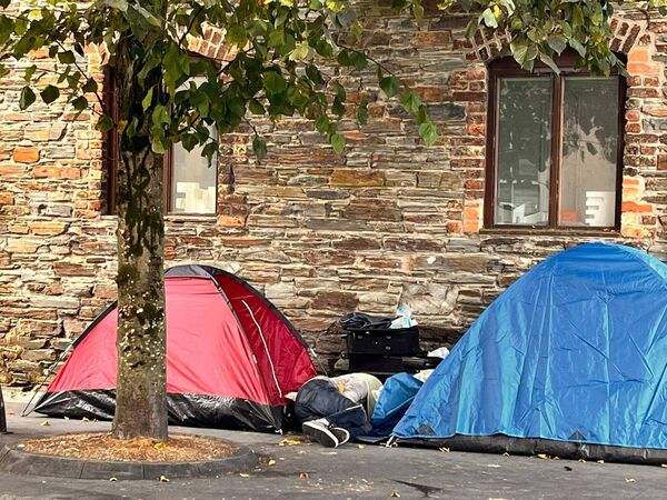 Rough sleepers in Waterford who have recently become homeless are shocked to see the queues for tents and soup kitchens in the city.