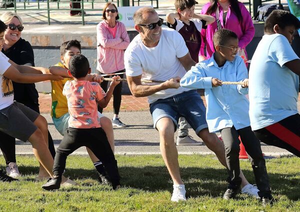 Cllr Frank Quinlan at Playful Streets. 