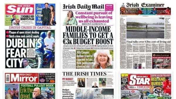 What the papers say: Monday's front pages
