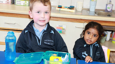 In Photos: First day smiles in St Mary's National School in Ballygunner in Waterford
