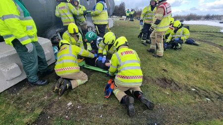 Waterford emergency services take part in major plane crash training exercise