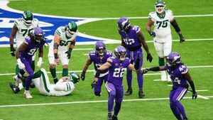 Minnesota Vikings defeat New York Jets at Tottenham Hotspur Stadium