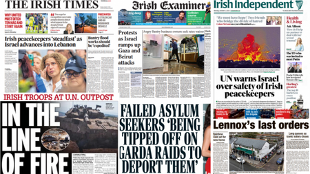 What the papers say: Monday's front pages